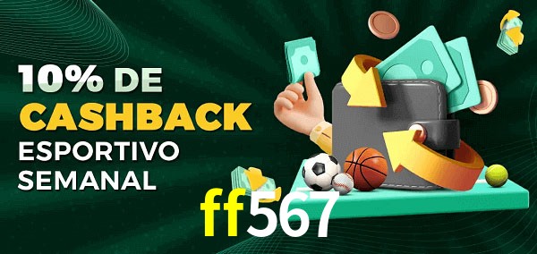 10% de bônus de cashback na ff567